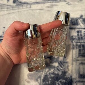 Anchor Hocking "Early American Prescut" pattern salt and pepper shakers